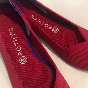 Rothy’s . Women’s size 10. Cherry red. Excellent condition.